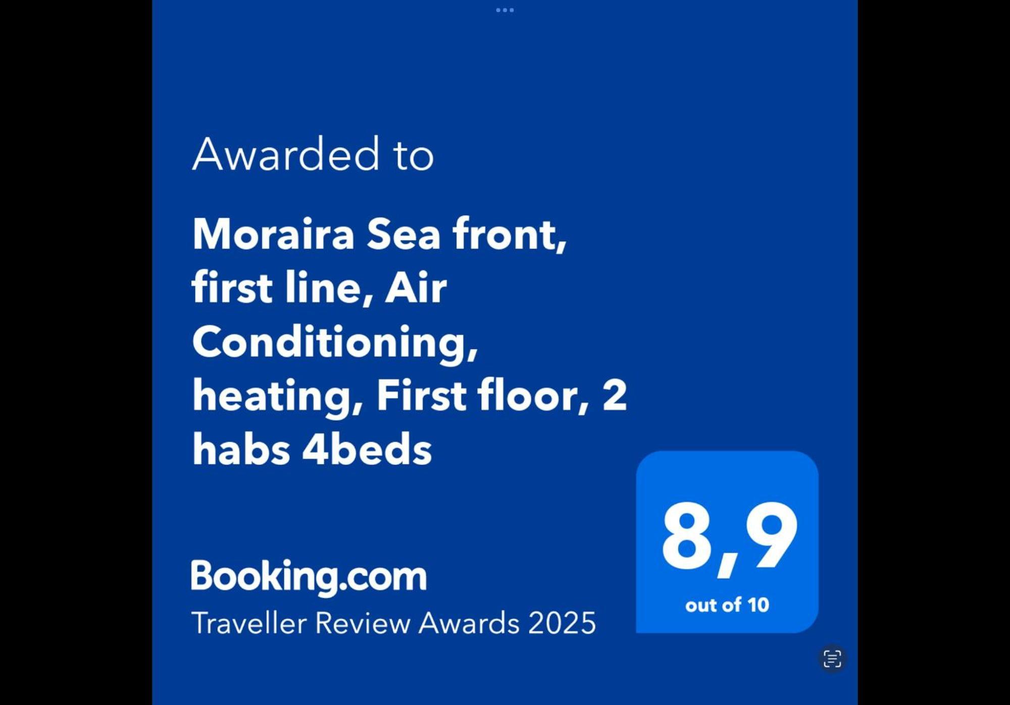 Moraira Sea Front, First Line, Air Conditioning, Heating, First Floor, 2 Habs 4Beds Dış mekan fotoğraf